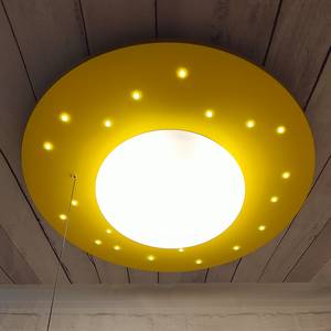 Lampada da soffitto Starlight Materiale plastico - 1 punti luce - Giallo sole