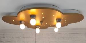 Lampada da soffitto Nuvola Materiale plastico - Oro - 5 punto luce