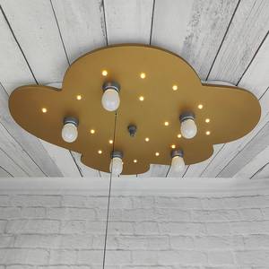 Lampada da soffitto Nuvola Materiale plastico - Oro - 5 punto luce