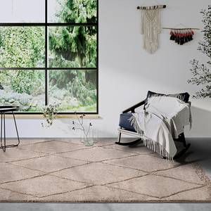 Hochflorteppich Perrotin Polyester - Beige - 200 x 280 cm