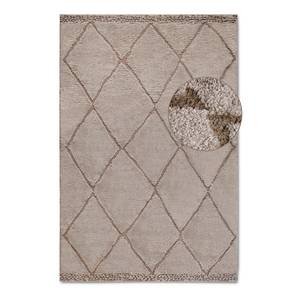 Hochflorteppich Perrotin Polyester - Beige - 200 x 280 cm