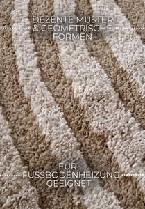 Hochflorteppich Pigment Polyester - Beige - 160 x 235 cm