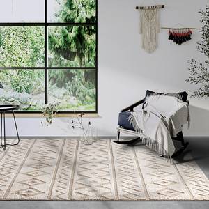 Hochflorteppich Itinerance Polyester - Beige - 200 x 280 cm