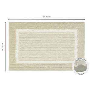 Badematte Maui recyceltes Polyester - Beige - 50 x 80 cm