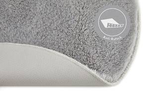 Badematte Florida rund recyceltes Polyester - Grau