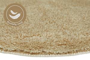 Badematte Florida rund recyceltes Polyester - Taupe