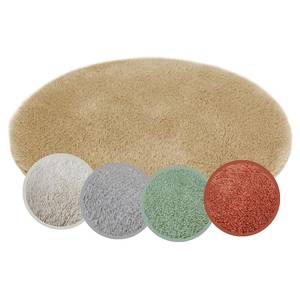 Badematte Florida rund recyceltes Polyester - Taupe