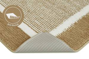 Badematte Maui 2er-Set Kombination B recyceltes Polyester - Taupe