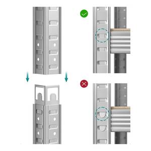 Schwerlastregal Hastal 180 cm Stahl - Silber - 1er Set