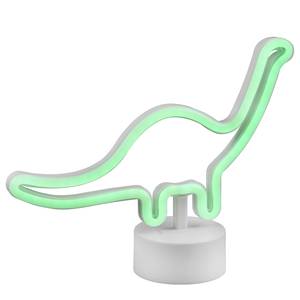 LED-Tischleuchte Bronto Blanc - Matière plastique - 27 x 21 x 9 cm