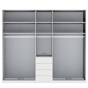 Drehtürenschrank Shanghai 2 Weiß - 246 x 236 cm