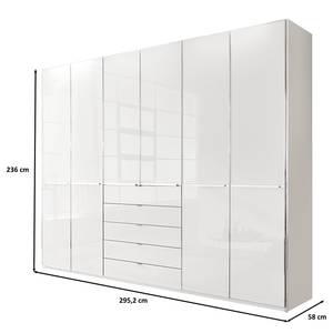 Drehtürenschrank Shanghai 2 Weiß - 295 x 236 cm