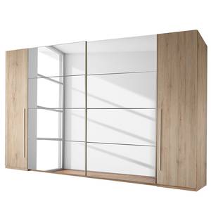 Armoire Mianok 270 cm avec miroir Imitation chêne Sanremo