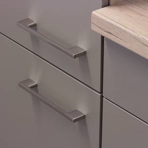 Unterschrank Cresta mit Metallgriff Grau - Breite: 60 cm