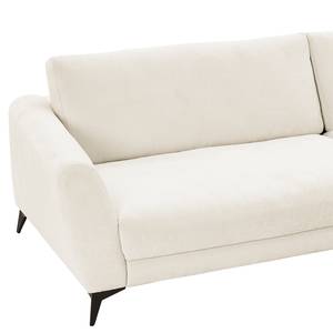 Ecksofa Morranos Chenille Rubia: Creme - Longchair davorstehend rechts - 4 Kissen