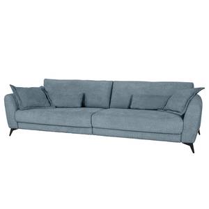 Bigsofa Morranos Chenille Kamika: Blau - 4 Kissen