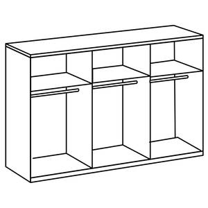 Schwebetürenschrank Amsterdam Graphit - Breite: 300 cm