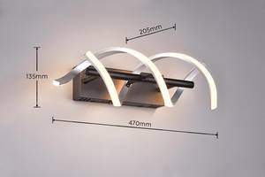 LED-Wandleuchte Sequence Silikon / Aluminium - 1-flammig