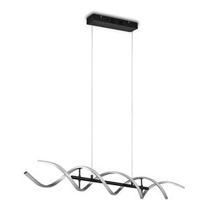 LED-Pendelleuchte Sequence Argenté - Métal - Matière plastique - 105 x 150 x 16 cm