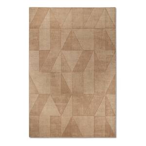 Wollteppich Ursule Wolle - Beige - 120 x 170 cm