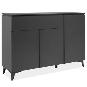 Sideboard Balgan 133 cm Anthrazit / Schiefer Dekor