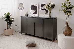 Sideboard Balgan 177 cm Anthrazit / Schiefer Dekor