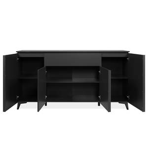 Sideboard Balgan 177 cm Anthrazit / Schiefer Dekor