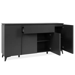 Sideboard Balgan 177 cm Anthrazit / Schiefer Dekor