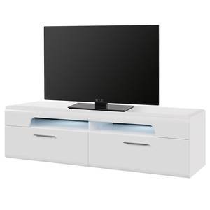 Tv-meubel Karkoo Grijs - Wit - Plaatmateriaal - 180 x 51 x 52 cm