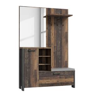 Compacte garderobe Ravenswood Bruin - Plaatmateriaal - 132 x 201 x 42 cm