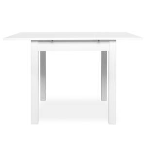 Eettafel Galatan met uitschuiffunctie Wit - 80 x 80 cm