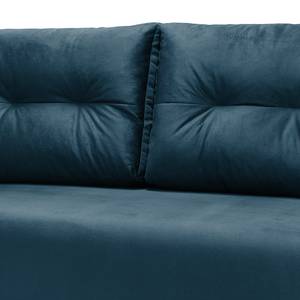 Schlafsofa Saturkha Samt Onoli: Marineblau