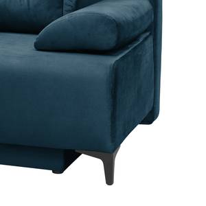 Schlafsofa Saturkha Samt Onoli: Marineblau