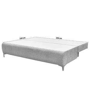 Divano letto Saturkha Tessuto Sogol: fumo grigio