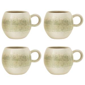 Tasse Paula mit Henkel Typ B 4er-Set Steingut - Blau