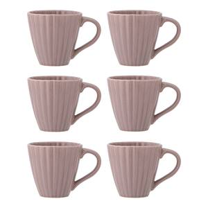 Tasse Latina 6er-Set Steingut - Pink