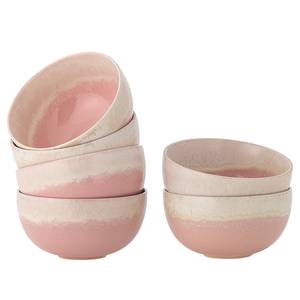 Schale Louisa 6er-Set Steingut - Pink