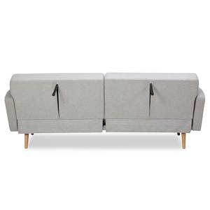 3-Sitzer Sofa Spineda Grau - Massivholz - Textil - 214 x 83 x 86 cm