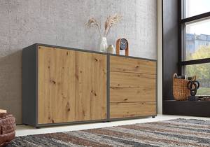 Sideboard Mart 158 cm - Gleiter Typ C Eiche Artisan Dekor / Anthrazit