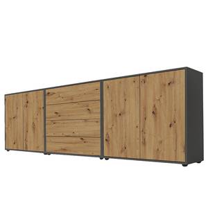 Sideboard Mart 237 cm - Gleiter Typ B Eiche Artisan Dekor / Anthrazit