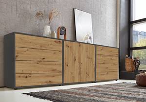 Sideboard Mart 237 cm - Gleiter Typ A Eiche Artisan Dekor / Anthrazit