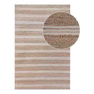 Teppich Kavali Jute / Baumwollstoff - Natur / Ivory - 200 x 300 cm