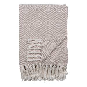 Plaid Cort Typ A Baumwollstoff - Ivory / Beige