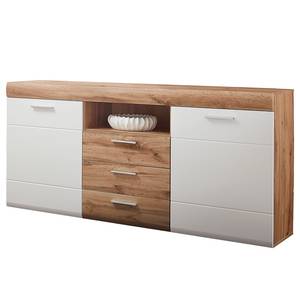 Sideboard Loctuga Matt Weiß / Eiche Antik Dekor