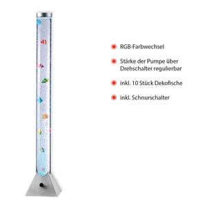 LED-waterzuil Ava aluminium/kunststof - zilverkleurig