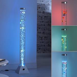 LED-Wassersäule Ava Aluminium / Kunststoff - Silber