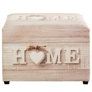 Betttruhe Home 90 Kunstleder - Beige