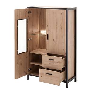 Highboard Simaya Balkeneiche Dekor / Anthrazit