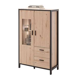 Highboard Simaya Balkeneiche Dekor / Anthrazit