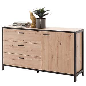 Sideboard Simaya Balkeneiche Dekor / Anthrazit